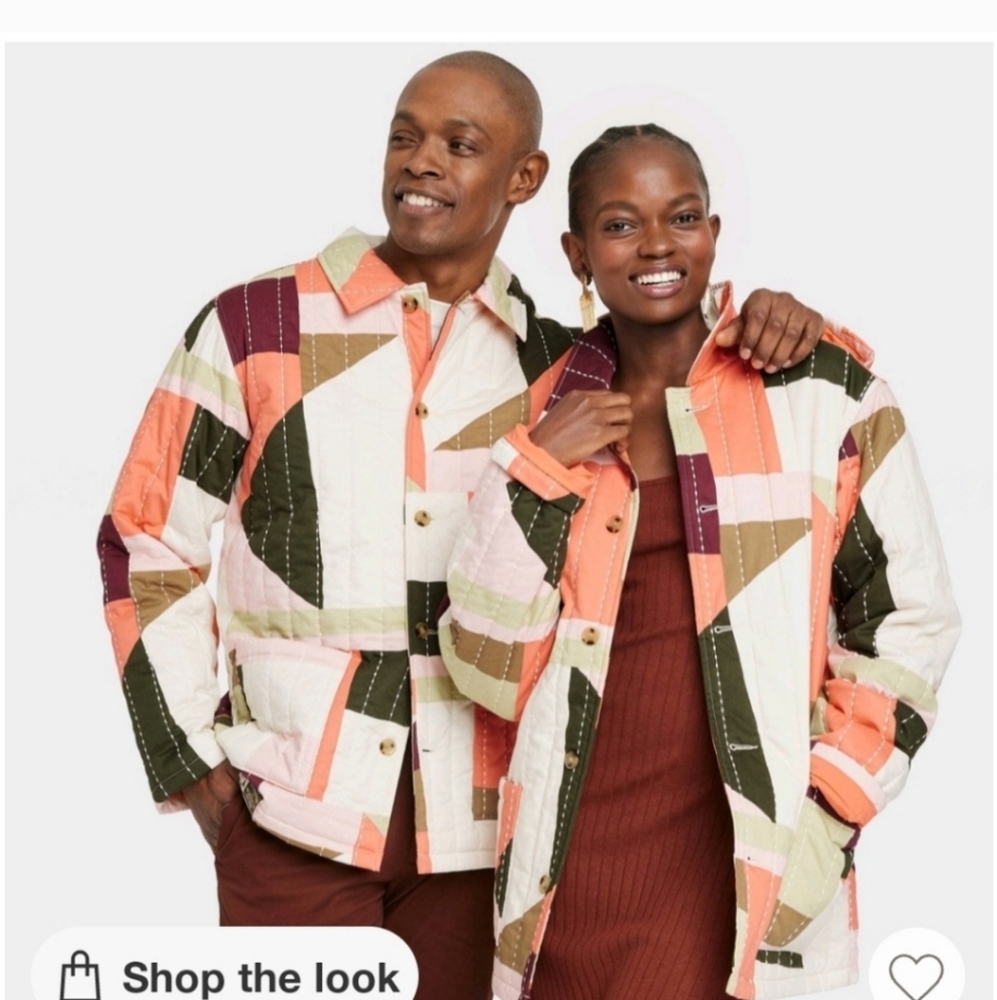 Target BNWT Quilted Patchwork Black History Month Gee's Bend Jacket